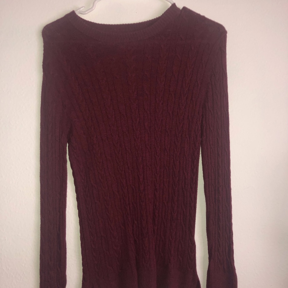 Super Cute Maroon Sweater!!!